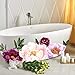 HAOKHOME Large Peony Flowers Wall Sticker for Nursery Bedroom Living Room Wall Decor