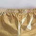 Messy Code Baby Girls Pants Faux Leather Leggings for Toddlers Trousers Gold Kids Clothes Boutique Gold M(12-24Month)