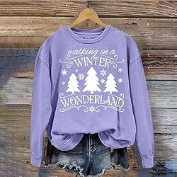 Plus Size Funny Christmas Shirts for Women Long