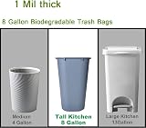 RQJLZ Portable Toilet Bags 30 Count 8 Gal 30 L Compostable Trash Bags view 5