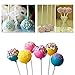 COOLAKE Lollipop Sticks 100 Pack 6 Inch Paper Candy Making Sucker Sticks for Cake Topper, DIY Homemade Fruit Candy, Chocolate