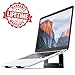 Laptop Stand iQunix Aluminum Ventilated Stand Update Version - Ergonomic Riser Portable Holder for MacBook Pro, All Notebooks, Black