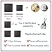 Multi-Use Adhesive Magnets by Jack Chloe,1 Magnetic Strips of 74 Magnetic Squares of 2 Different Sizes, Heavy Duty Magnets with Self Adhesive Backing, Magnetic Tape for Refrigerator and DIY Project
