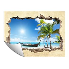 Wall Paper Small Wall Mural Creative 3D Photo Wall Art Removable Wall Decoration for Bedroom Living Room - 24x32 inches