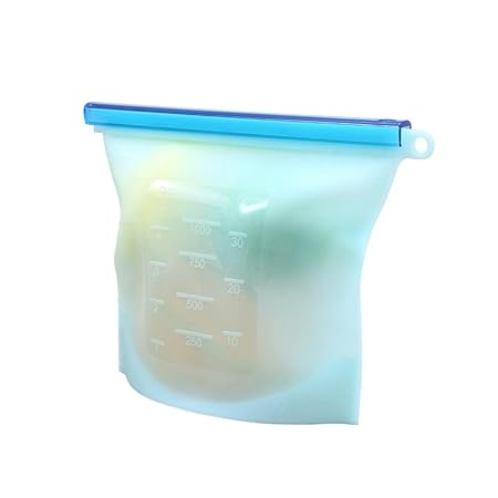 AOLVO - Bolsa de Silicona Reutilizable para conservar Alimentos ...