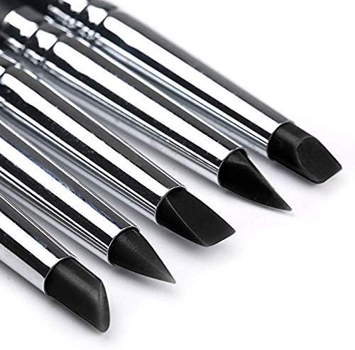 Clay Sculpting Tools, Professional Silicone Rubber Tip Paint Pens Brushes, Durable Metal Casings - Image 4