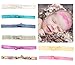 Styla Hair Baby Girls Headbands - 8 Pack Elastic Head Bands Toddlers Accessories
