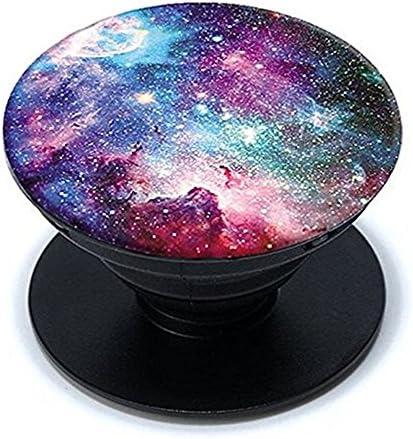 Pop Out Mobile Phone Grip and Holder, Expanding Stand Socket for iPhone X, All Smartphone &amp; Tablet (Galaxy)