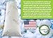Restwel Hypoallergenic Body Pillow Shredded Memory Foam with Bamboo-Tech Cover - Made in The USA Dust Mite Resistant