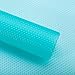 FLPMIX Refrigerator Liner 6 PCS Transparent Blue Washable Fridge Liners and Mats for Drawers, Food Storage Cabinet, Placemats17.7 x 11.4 Inch