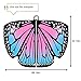 Halloween Butterfly Wings for Women, 3PCS Butterfly Shawl Party Costume Cloak with Mask and Headband (Pink)