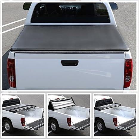 Spec D Tuning 5 7 Short Bed Tri Fold Tonneau Cover For 2004 2015 Ford F150 Automotive Amazon Com