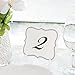 Super Z Outlet Numbers 1-25 Elegant Table Cards Wedding Reception Double Side Decorations