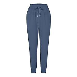 JIOEEH Womens Cargo Pants Drawstring Back Elastic