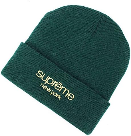 Amazon シュプリーム Supreme 15aw Metalic Classic Logo Beanie メタリッククラシックロゴビーニーニットキャップ グリーン ゴールド 中古 マリンウェア 通販