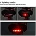 Bike Seat Sportneer Comfortable Bike Saddle, Soft Foam Padded Wide Bicycle Cushion with Taillight for Men Women, Waterproof