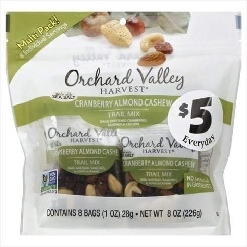 Orchard Valley Harvest Cranberry Almond Cashew (8X8 OZ)