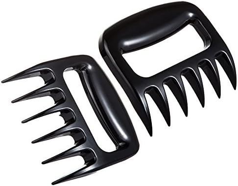 Targher Set of 2 Meat Shredder Claws Bear Claws for BBQ - Heat Resistant Nylon-Premium Quality Safe Grilling Handler Carving Forks