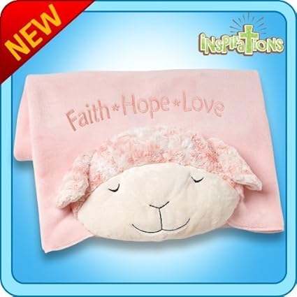 Amazon Com Pillow Pets Blanket Prayer Lamb Toys Games