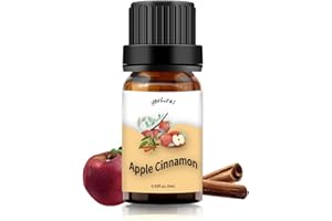 yethious Apple Cinnamon Fragrance Oil (10ml) for Diffusers, Soap Making, Candles, Lotion, Home Scents, Bath Bombs Apple Cinna
