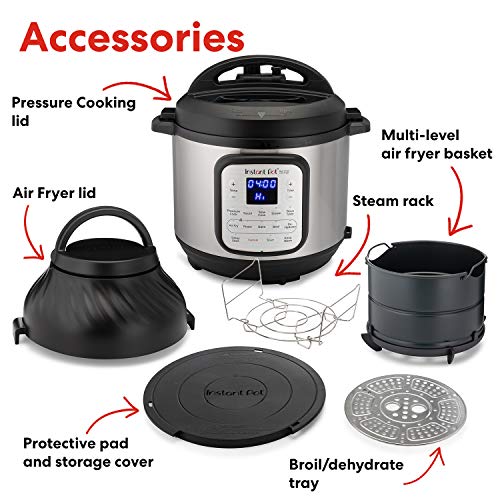 Instant Pot Duo Crisp 11in1 Air Fryer and Electric Pressure Cooker
