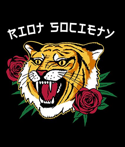 riot society tiger rose hoodie