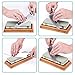Premium Knife Sharpening Stone Kit, ASEL 4 Side 400/1000 3000/8000 Grit Whetstone, Best Kitchen Blade Sharpener Stone, Non-Slip Bamboo Base and Bonus Angle Guide Included