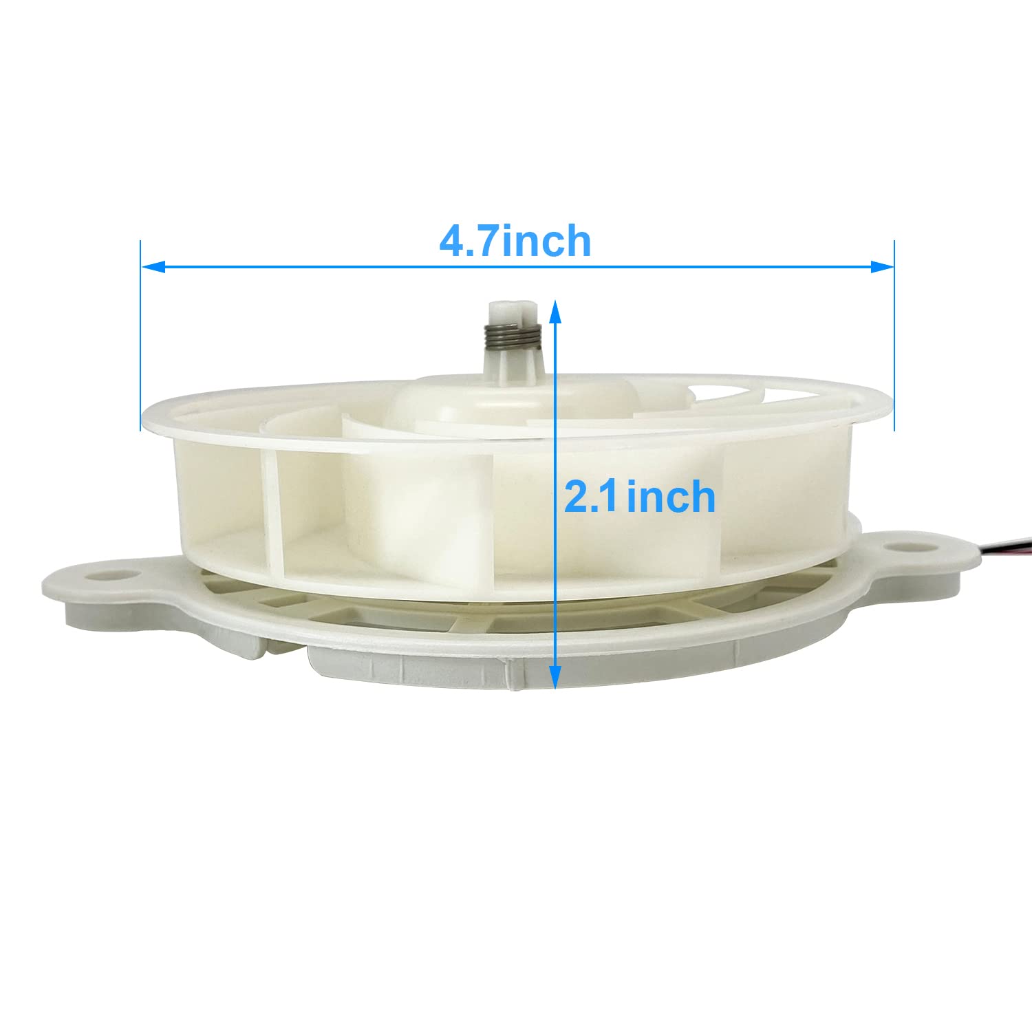 DA31-00287B DC12V Refrigerator Evaporator Fan Motor for Samsung Refrigerator Freezer Fan Motor Replacement Part Replaces DA96-00968A DA31-00334A PS9494284 3954921 AP5948644