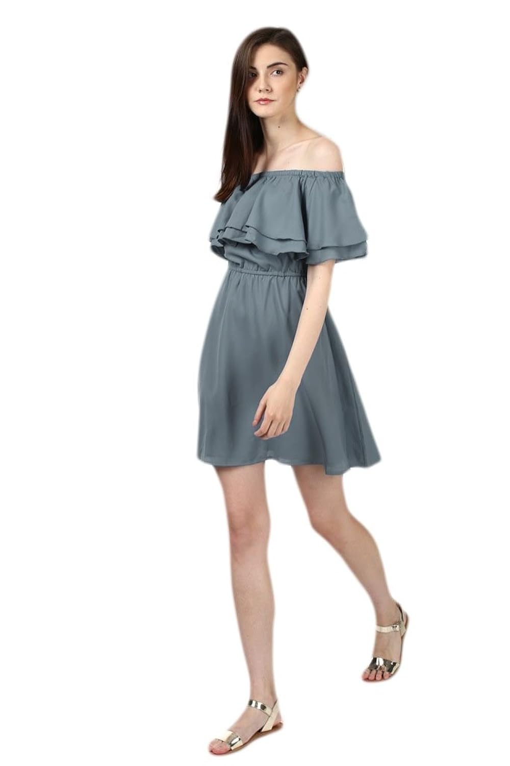 eyesonme women's crepe dress