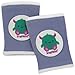 Ah Goo Baby Kneekers Baby Knee Pads for Crawling, Unisex, Little Monster Periwinkle Pattern, for Chunky Legs