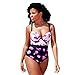 MOLLYGAN Womens Plus Size Swimsuits One Piece Swimwear Floral Print