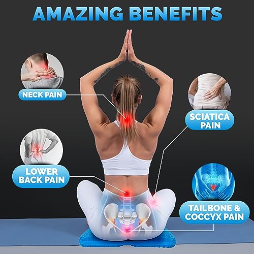 VIVAMINT Gel Seat Cushions for Long Sitting Extra Large & 2" Inch