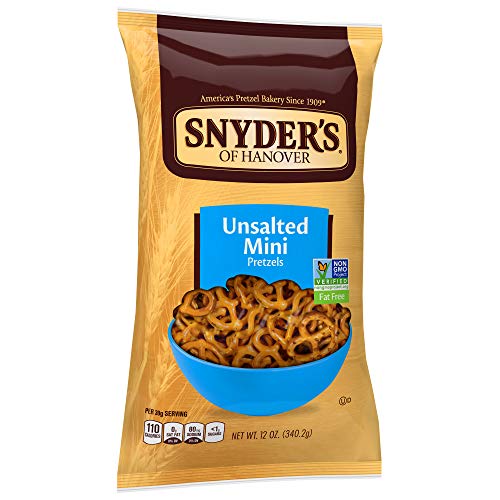 4 Snyders+Hanover+Pretzels+Unsalted+Ounce