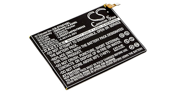 Amazon Com Replacement Battery For Li3925t44p8h Ba910 Blade A512 Blade 10 Blade 10 Dual Blade 10 Dual Sim Blade V770 Bv0701 Wimax 2 Z861bl Z862vl Ztu31 Li3925t44p8h