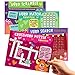 JOYIN 36 Pack Valentines Day Gift Cards of Word Game Cards for Classroom Exchange Prizes, Valentine Party Favors