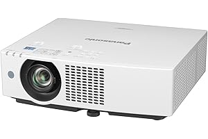 Panasonic PT-VMZ51 WUXGA LCD Laser Projector, 5200 Lumens, White
