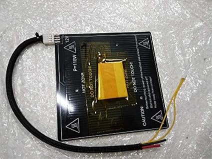 Amazon Com Gimax Creality 3d Ender 2 Heated Bed Frame 3d Printer Hotbed For 3d Printer Parts Black Aluminum Heatbed For Ender 2 Industrial Scientific