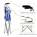 Freshore® Walking Stick Folding Cane Seat for Women/Men with Heavy Duty - Walker Chair Bench Camping Travel Stool 2 Handle with 4 Legs (for Standard Figure)