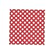 Red And White Polka Dot Party Napkins, 40 Count, 6.5
