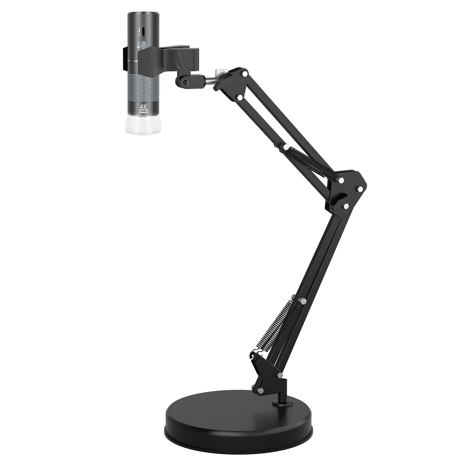 Photo 1 of 4K WiFi Digital Microscope for iPhone Android Phone and Windows Mac Linux Chrome, HD 3840x2160p Wireless Microscope Camera with Adjustable Stand for Adults and Kids