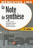 La note de synthÃ¨se by 