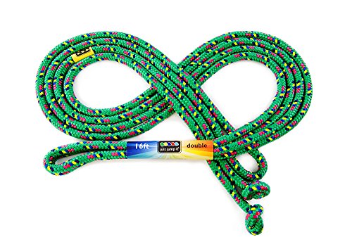 Green Confetti 16' Jump Rope