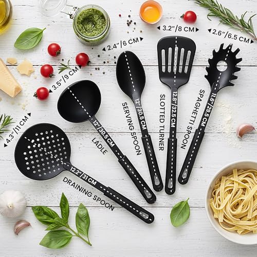 Non Stick Pots and Pans Set – Induction Hob Pots Set – 15pcs Kitchen Cookware with Lids – Cooking Marble Saucepan Pots - by Nuovva