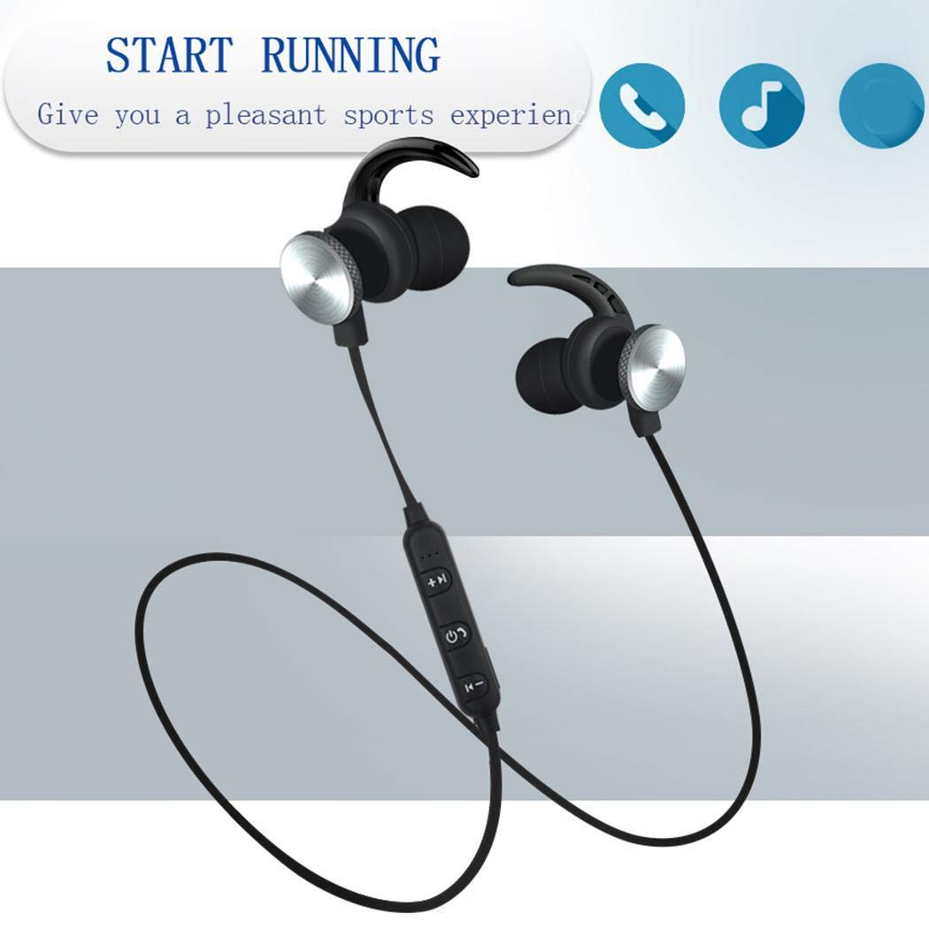 Zippem Bluetooth Stereo Earphone Headset Wireless Magnetic Earbuds Headphones Earbud Headphones