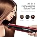 Wazor Hair Straightener, Flat Iron 1 Inch Ceramic Flat Iron For Hair, Digital Display Fast Heat Up With Temp Settings and Auto Shutoff, Suitable for All Hair Types Makes Hair Shiny and Silkythumb 1