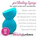Beauty Junkees Makeup Sponge Blender - Blue Sculptor Foundation Makeup Blender Sponge, Liquid Cream Powder Blending Sponges, Make Up Applicator, Cosmetic Blenders, Wet Dry Beauty Sponge, Latex Free