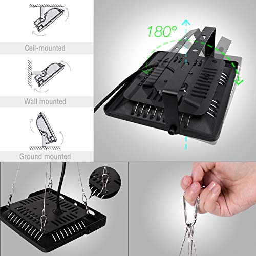 450W COB LED Grow Light, Relassy Outdoor Grow Lights Full Spectrum, Waterproof LED Grow Light Panel, LED Plant Grow Light for Seedling, Flowers, Veg, Natural Heat Dissipation, No Fans