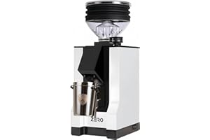 Eureka Mignon Zero Single Dose Espresso Grinder | Low Retention | Silent Technology | Stepless | 55mm Burrs | 46g | (White)