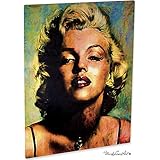 Marilyn Monroe Art Print Abstract Modern Artwork Signed on Metal | Wall Art I