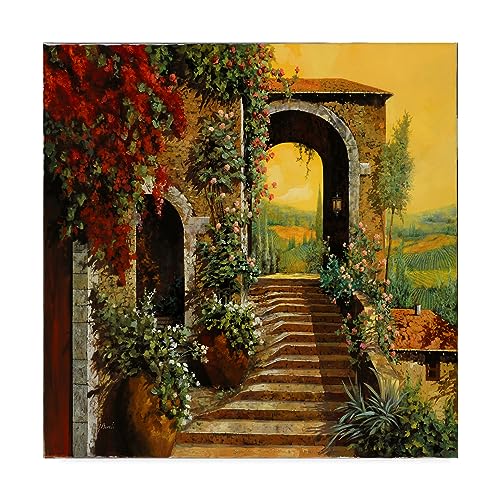 Guido Borelli 'Le Scale' Canvas Art